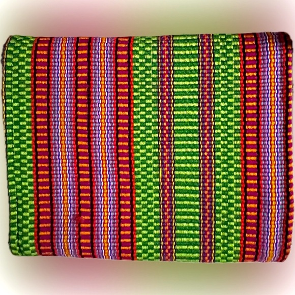 HANDMADE Mexican Guatemalan Worry Doll Coin Purse Bag Handbag Clutch Cross Body - Picture 7 of 17